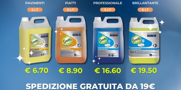 Detersivi Svelto da 5 Litri: Efficienza, Risparmio e Sostenibilità per la Tua Casa e il Tuo Business